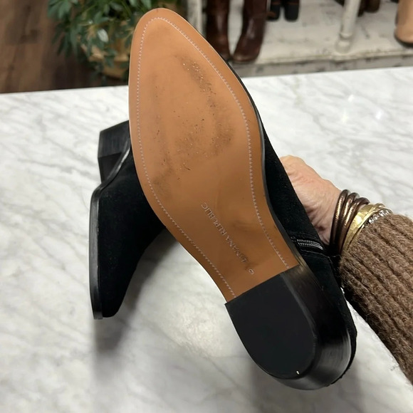 Banana Republic Black Suede size 9M - Picture 6 of 10